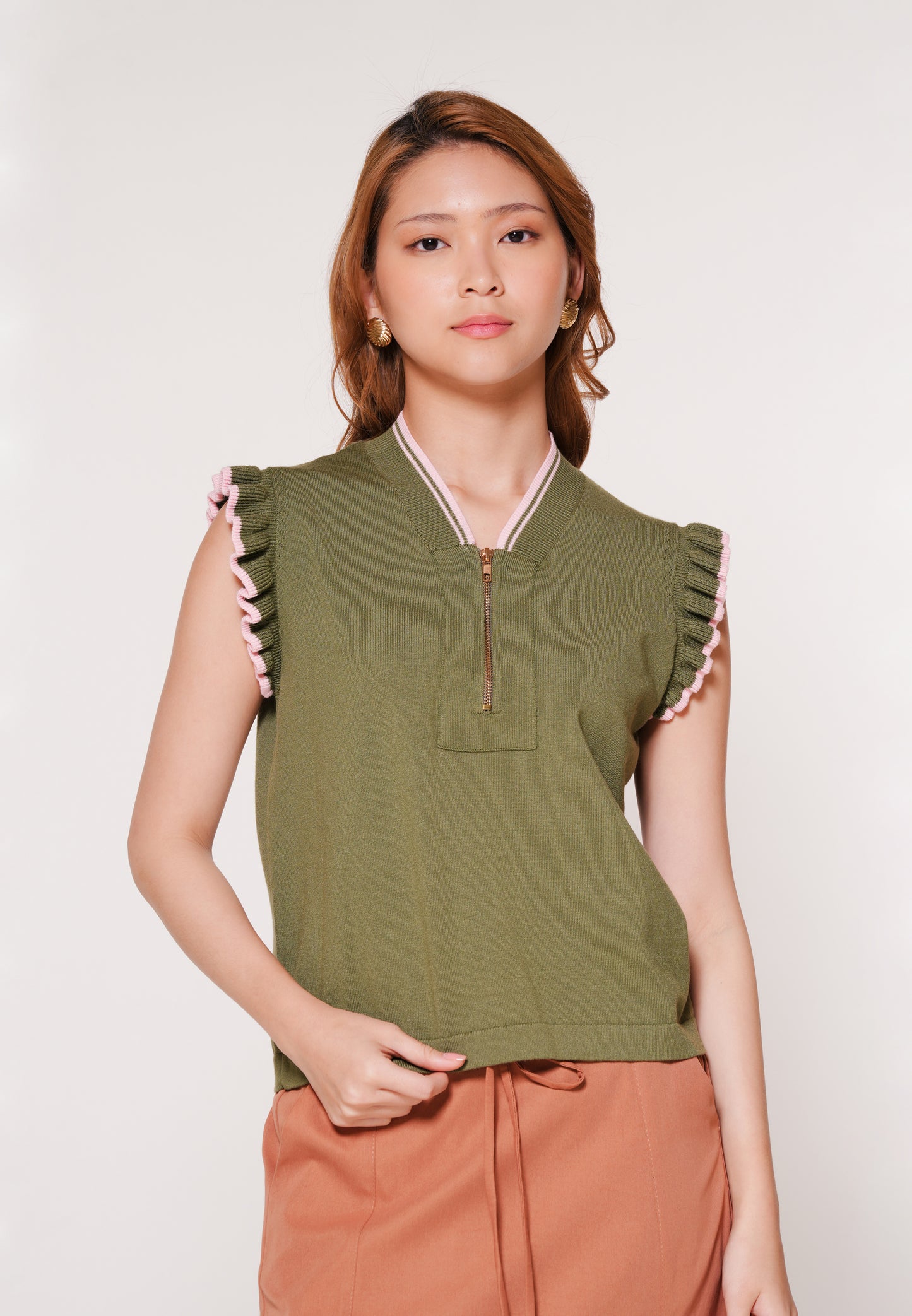 Akai Sleeveless Top (Green)