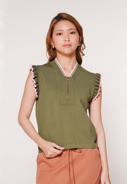 Akai Sleeveless Top (Green)