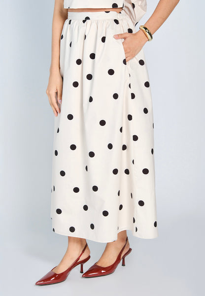 Mark Bumgarner X Vania Romoff For Plains & Prints Amelia Skirt  (Polkadot)