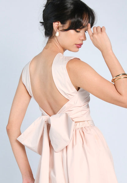 Mark Bumgarner X Vania Romoff For Plains & Prints Amelia Sleeveless Top (Blush)