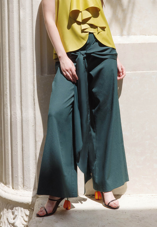 Plains & Prints X Michael Leyva Azula Pants  (Emerald)