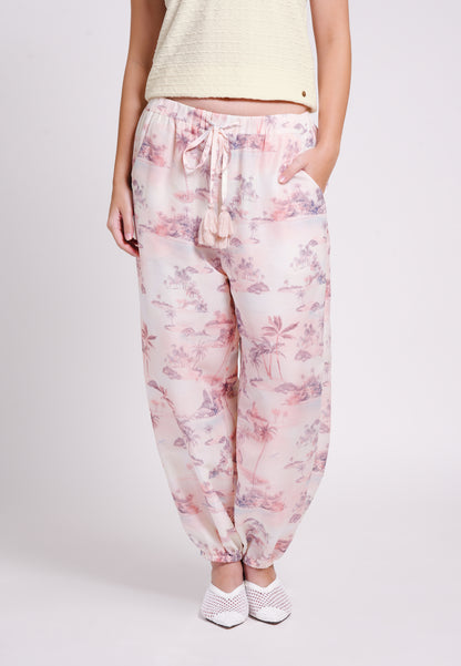 Beaux Pants (Printed Blush)