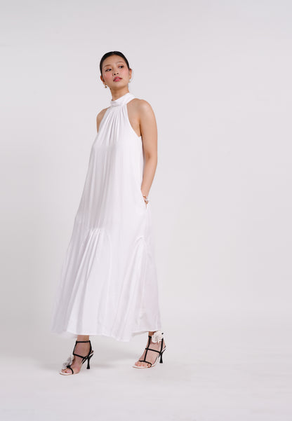 Beric Sleeveless Dress(White)