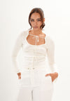 Archetype Refined Blanc Long Sleeve Top (Offwhite)