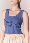 Solstice Boho Sleeveless Top (Blue)