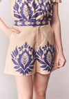 Solstice Brianna Shorts (Printed Beige)
