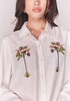Solstice Brigitte Long Sleeve Top (White)