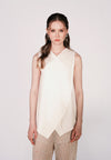 Camp Butter Sleeveless Top (Off-white)