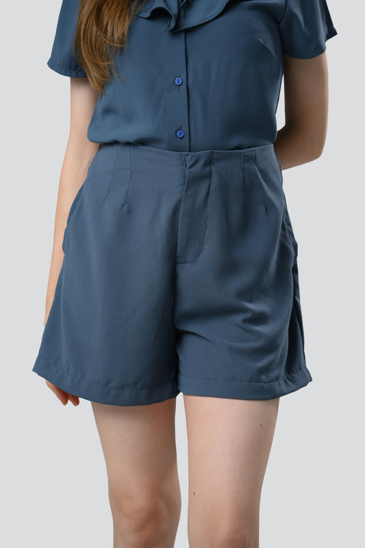 Cadette Shorts (Teal Blue)