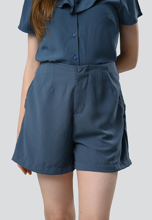 Cadette Shorts (Teal Blue)