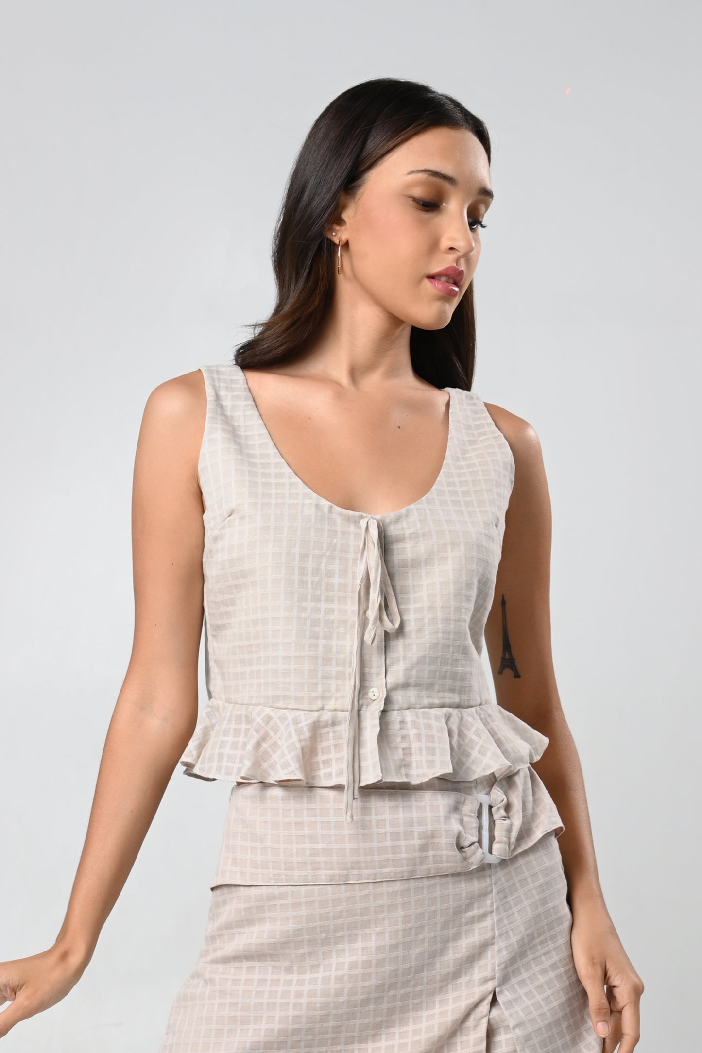 Callaha Sleeveless Top (Beige)