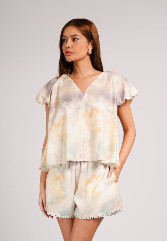 Calley Short Sleeve Top (Multi)