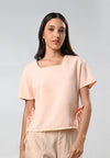Caravan Short Sleeve Top (Peach)