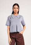 Cartier Short Sleeve Top(Blue)