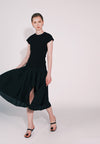 RAF Casablanca Short Sleeve Dress (Plain Black)