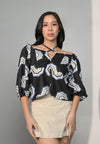 Chance Quarter Sleeve Top (Multi)