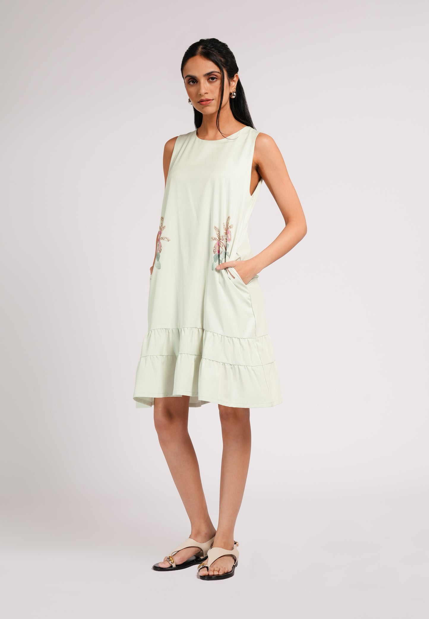 Clayd Sleeveless Dress (Mint)