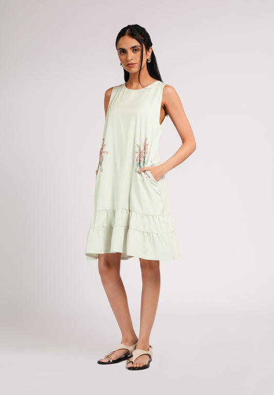 Clayd Sleeveless Dress (Mint)