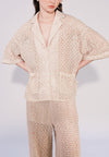 Camp Dalkey Short Sleeve Top (Cream)