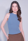 Raf Dame Sleeveless Bodysuit Top (Blue)