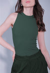 Raf Dame Sleeveless Bodysuit Top (O.Green)