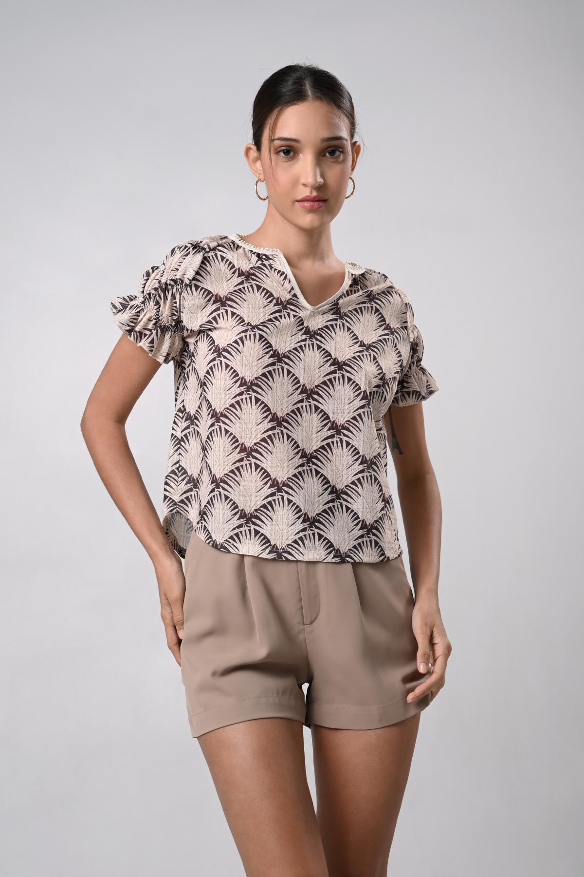 Darcey Short Sleeve Top (Multi)