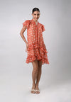 Dawnee Short Sleeve Dress W/ Inner (Multi)
