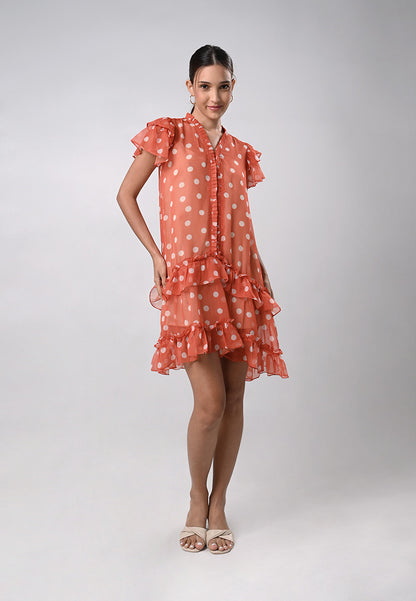 Dawnee Short Sleeve Dress W/ Inner (Multi)