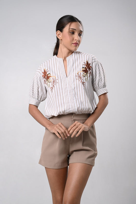 Daylor Short Sleeve Top (Multi)