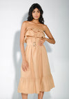 Raf Delia Dress W/ Belt Top (Mousse)