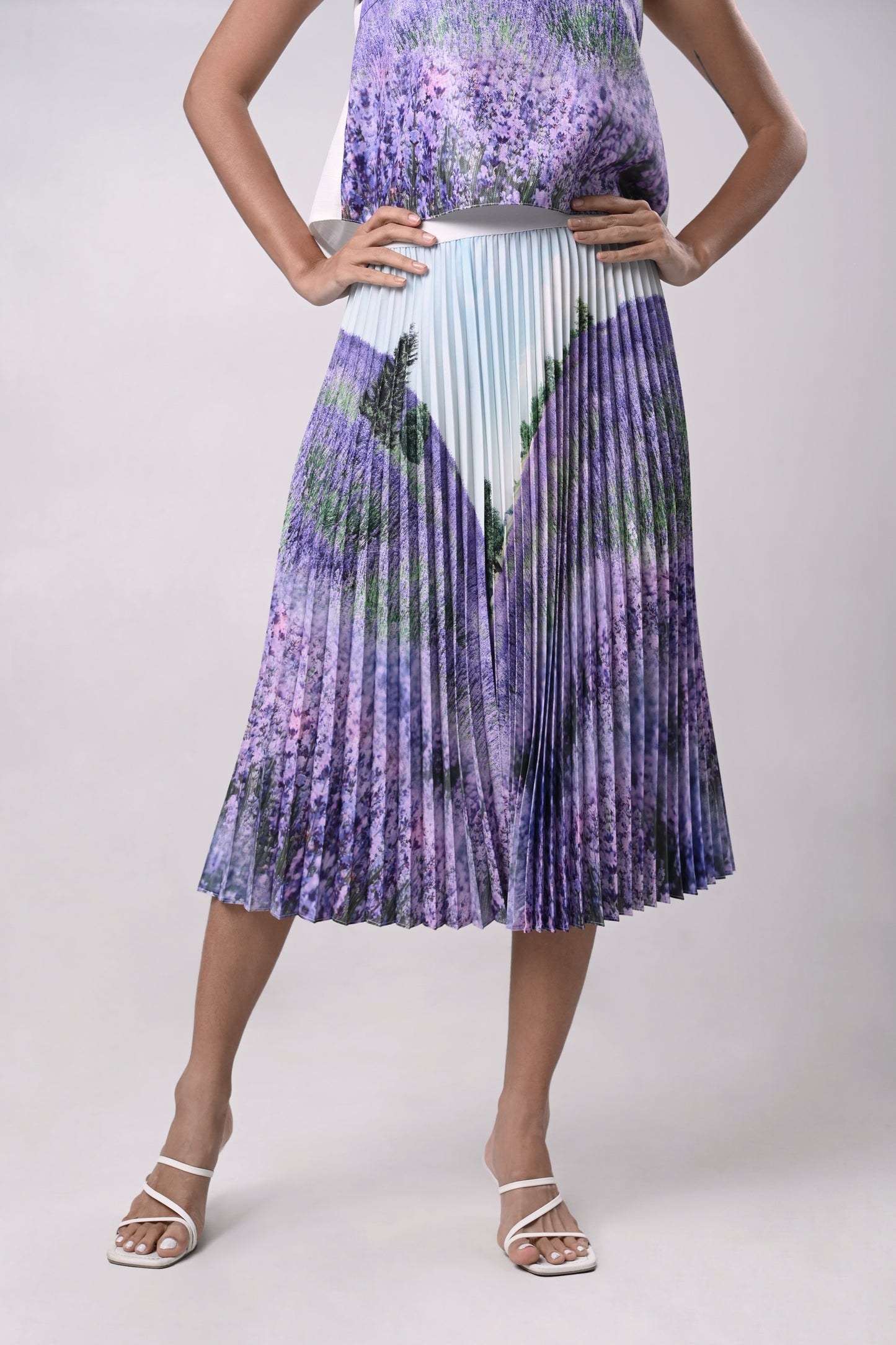 Derry Pleated Skirt (Multi)