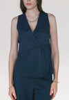 Camp Deshia Sleeveless Top (Navy)