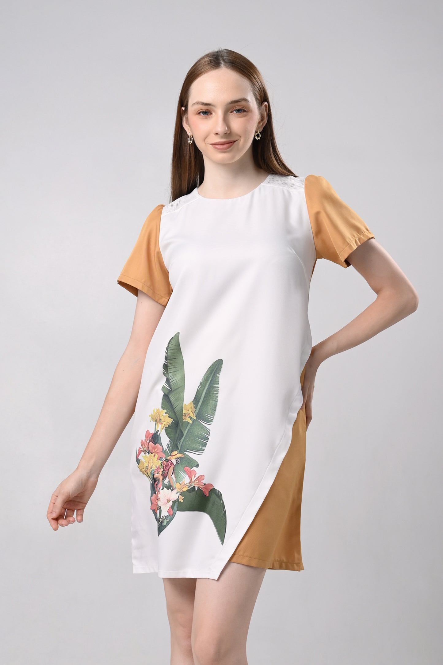 Devion Short Sleeve Dress (Multi)