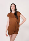 Camp Dobritz Short Sleeve Playsuit (Camel)