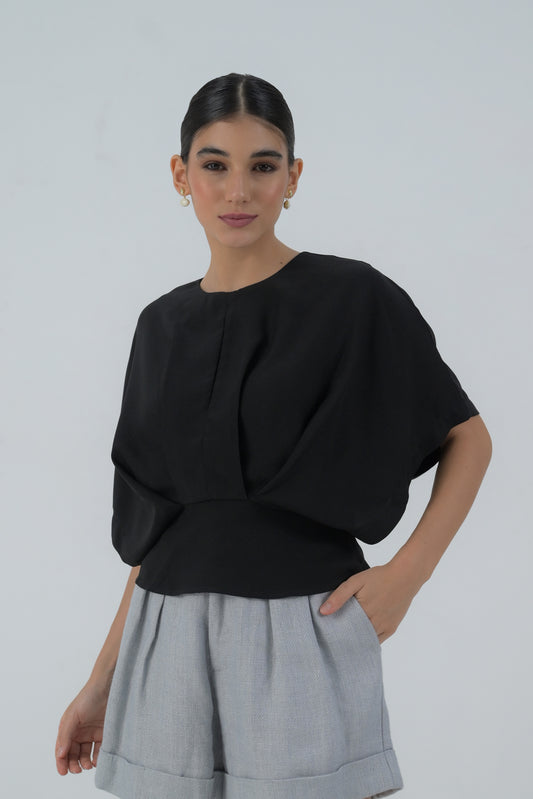 Raf Doha Short Sleeve Top (Black)