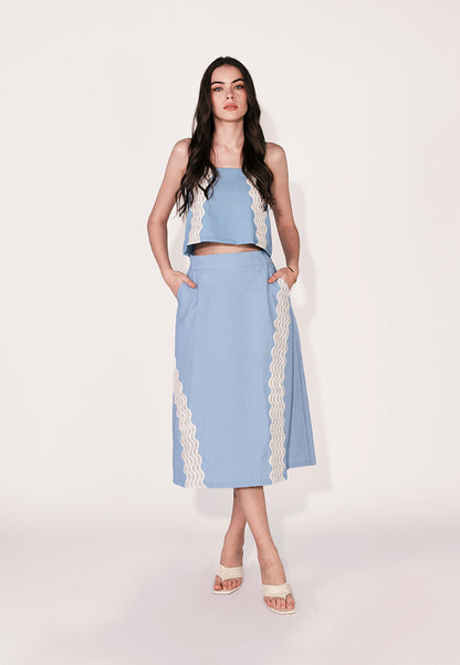 Camp Doreena Skirt (Blue)