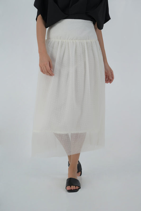Raf Dream Skirt  (Offwhite)