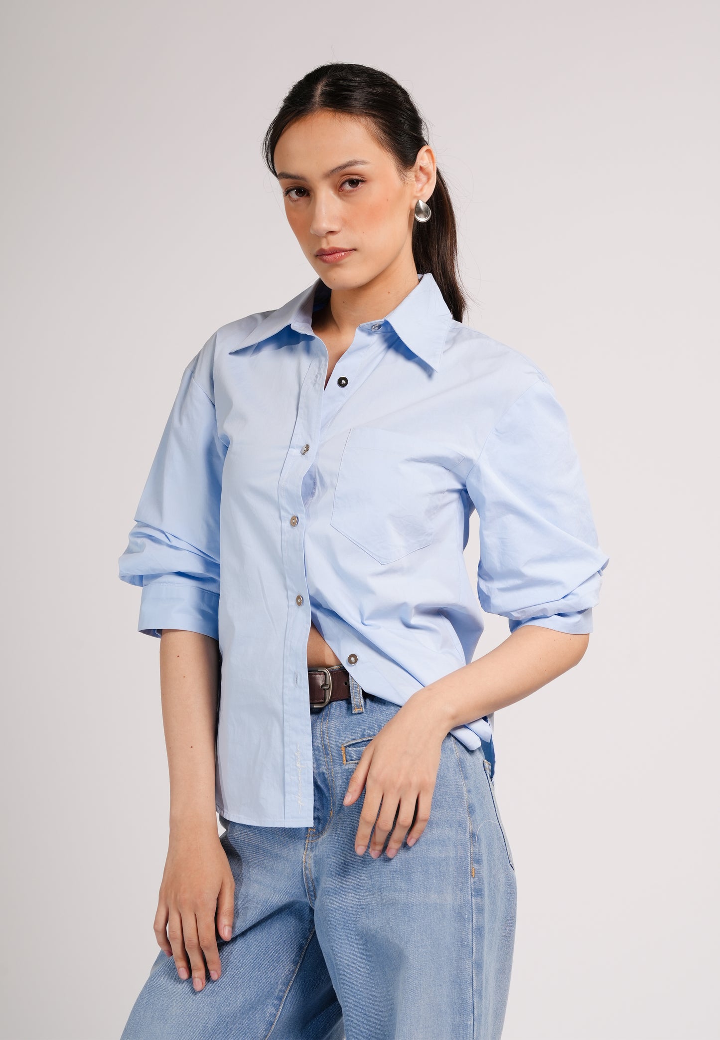 DNM Studios 2026 Duer Quarter Sleeve Top (Blue)