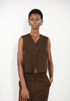 Archetype Edell Sleeveless Top (Choco Brown)