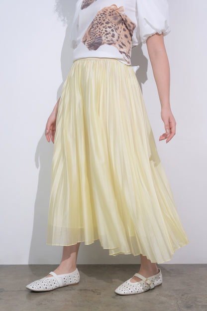 Raf Eden Pleated Skirt  (Butter)