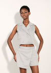 Archetype Eleese Sleeveless Vest Top (B.Grey)