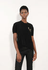 Archetype Elfie Short Sleeve Top (Black)