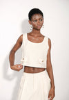 Archetype Eryn Sleeveless Top (Beige)