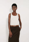 Archetype Essence Sleeveless Top (Off-white)
