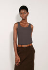 Archetype Essence Sleeveless Top (Charcoal)