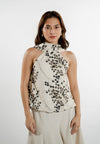 Everlea Sleeveless (2-way) Top (Printed Cream)