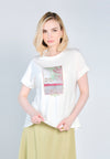 Nobleza Faun Short Sleeve Shirt Top (Off White)
