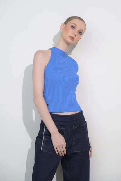 Raf Ferrera Sleeveless Top (Blue)