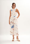 Fiasco Sleeveless Pantsuit (Printed Cream)