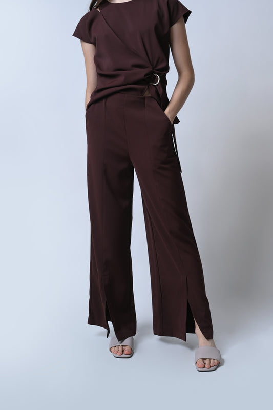 Flame Pants  (Brown)